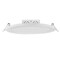 Satco 8" Round LED Edge-Lit Down Lights 18W - 3000K - Soft White, White Finish